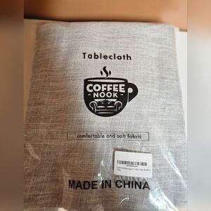 Cotton Linen Rectangular Tablecloth